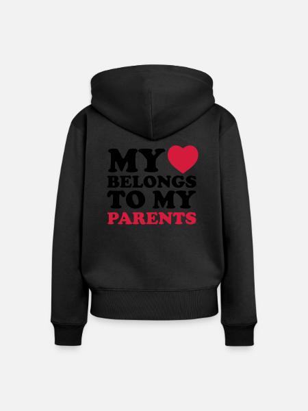 MHBTM parents - Frauen Premium Bio Zip Hoodie - Schwarz