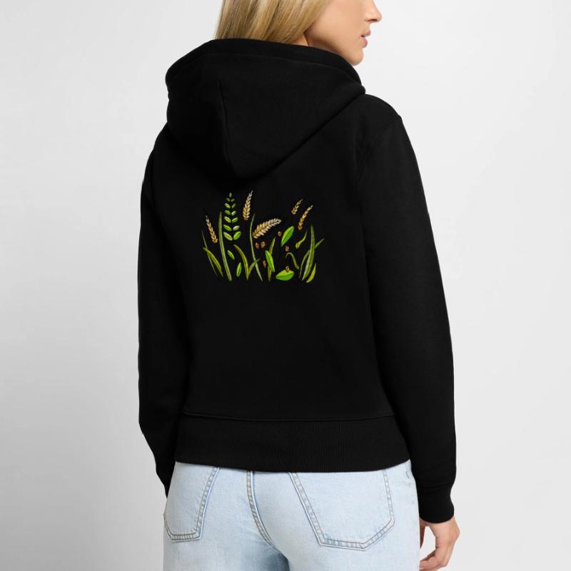 Grass Women's Premium Organic Zip Hoodie