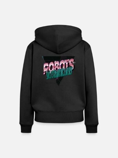birthday present automatic artificial intelligence - Frauen Premium Bio Zip Hoodie - Schwarz