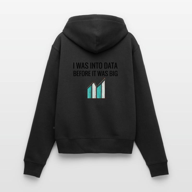 Data Science Geschenke | Data Scientist Big Data Frauen Premium Bio Zip Hoodie