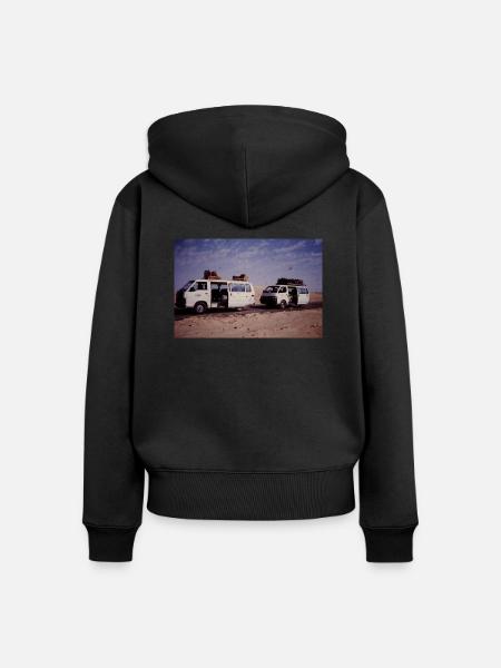 Car - Frauen Premium Bio Zip Hoodie - Schwarz