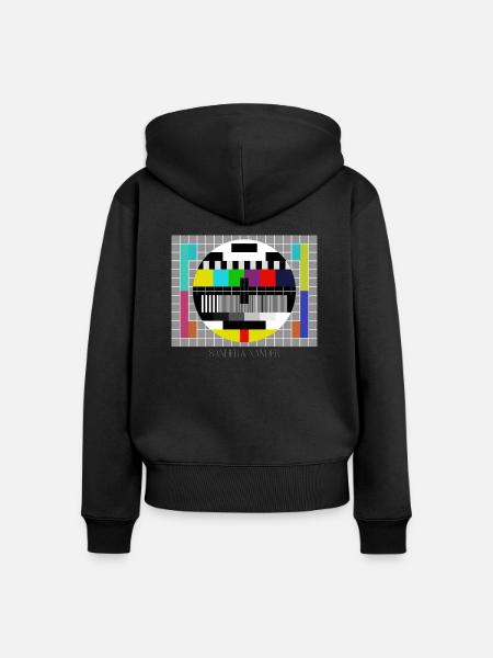 SANDER XANDER 13 - Frauen Premium Bio Zip Hoodie - Schwarz