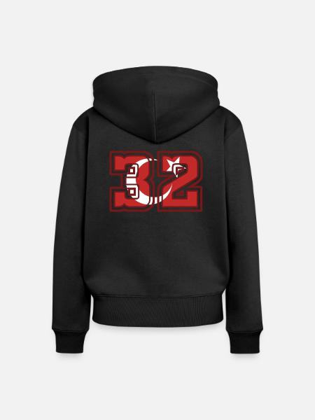 Isparta - Frauen Premium Bio Zip Hoodie - Schwarz