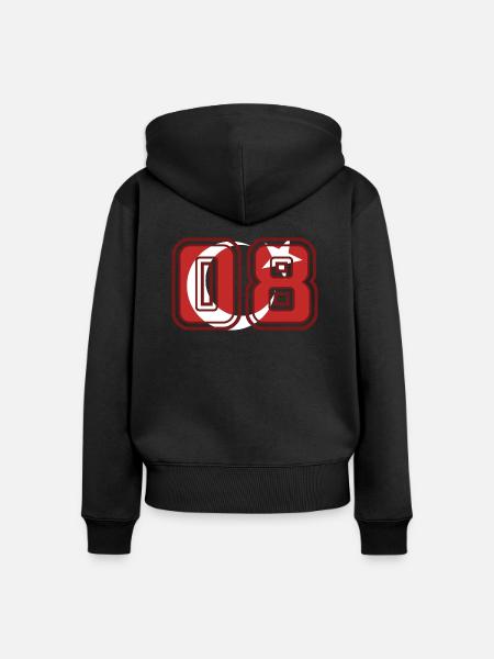 Artvin - Frauen Premium Bio Zip Hoodie - Schwarz