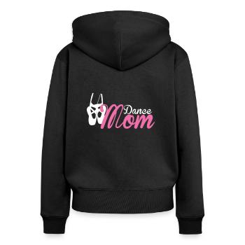 Tanzen Sie Mom Best Mothers Gift - Frauen Premium Bio Zip Hoodie - Schwarz - Hinten - Julia (174cm)