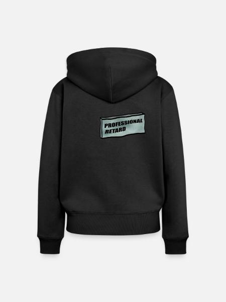Professional Retard 2 - Frauen Premium Bio Zip Hoodie -