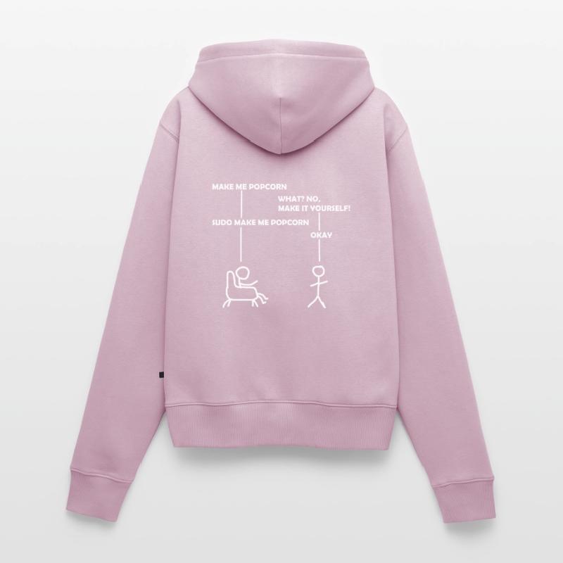programmer sudo informatik Women's Premium Organic Zip Hoodie