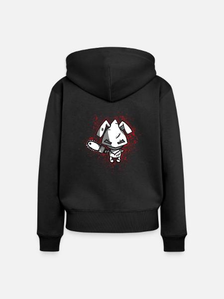 Evil Pets - Rabbit 2 - Frauen Premium Bio Zip Hoodie - 