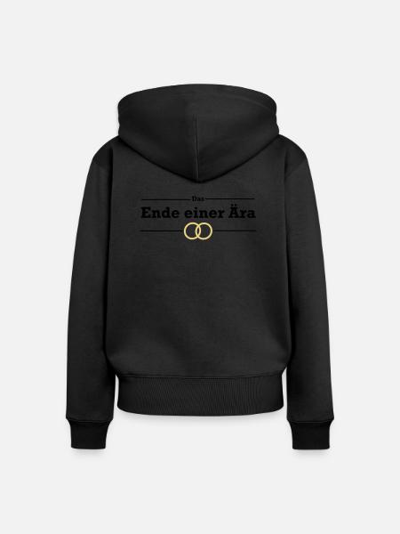 Junggesellenabschied - Frauen Premium Bio Zip Hoodie - Schwarz