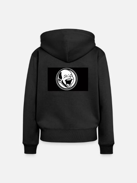 Design Baby1 - Frauen Premium Bio Zip Hoodie - Schwarz