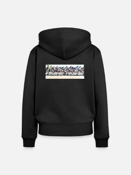 BMX (Begriffsklärung - Frauen Premium Bio Zip Hoodie - Schwarz