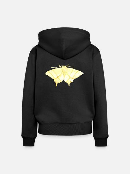 nachtschwalbenschwanz - Frauen Premium Bio Zip Hoodie - Schwarz