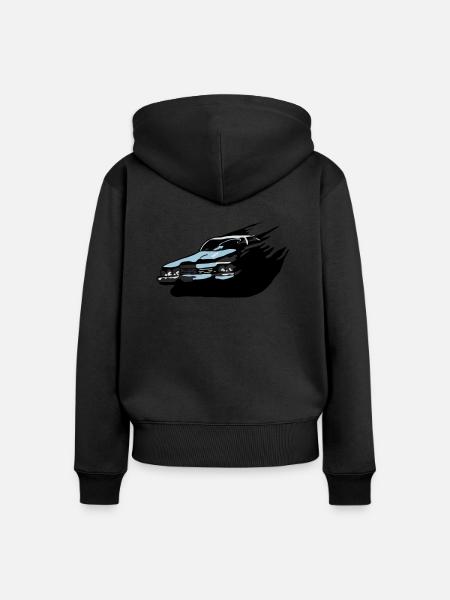 speed - Frauen Premium Bio Zip Hoodie - Schwarz
