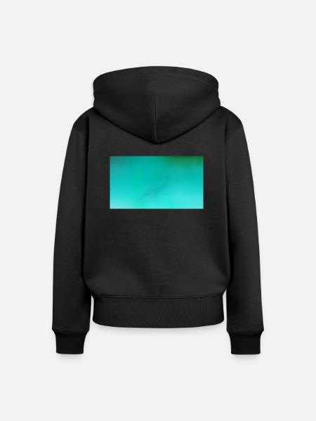 Ocean 123 - Frauen Premium Bio Zip Hoodie - Schwarz