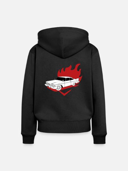 Christines Auto - Frauen Premium Bio Zip Hoodie - Schwarz