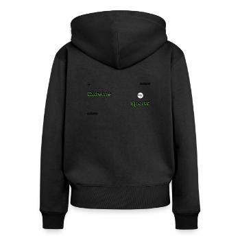 Extreme sports - Women's Premium Organic Zip Hoodie - black - Back - Julia (174cm)
