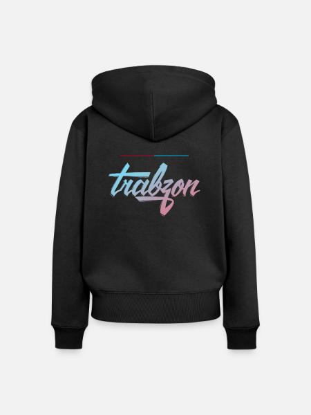 Trabzon 61 - Frauen Premium Bio Zip Hoodie - Schwarz