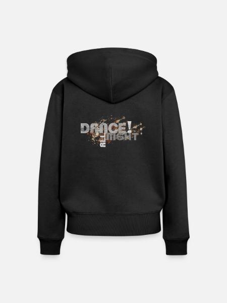 dance all night | Tanzshirts - Frauen Premium Bio Zip Hoodie - Schwarz