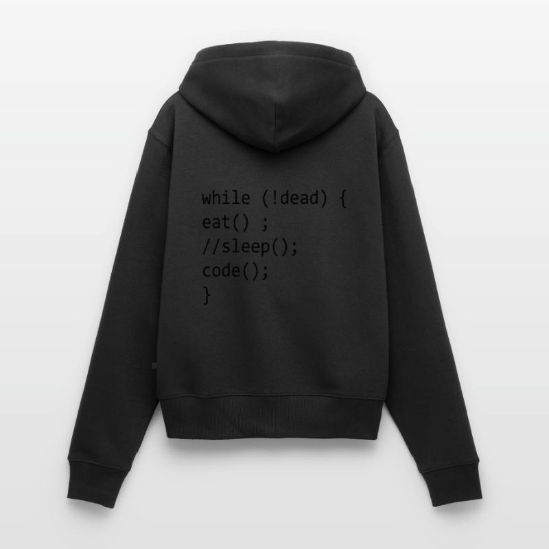 Code Admin Computer Science Nerd Programming Women's Premium Organic Zip Hoodie