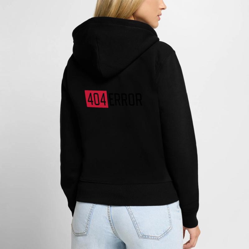 404 ERROR Women's Premium Organic Zip Hoodie