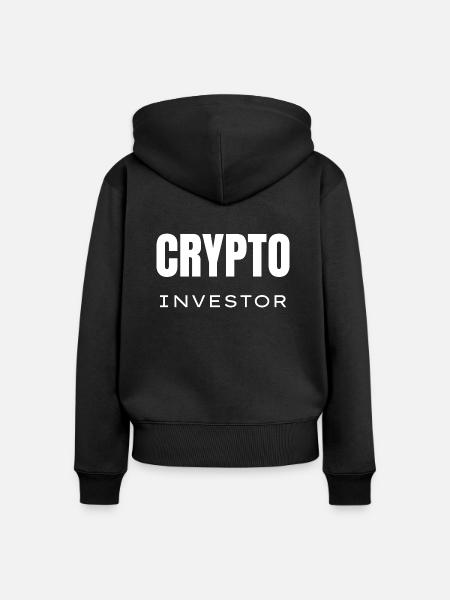 Crypto Investor - Frauen Premium Bio Zip Hoodie - Schwarz