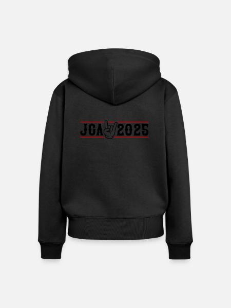 Jga 2025 Junggesellen Abschied - Frauen Premium Bio Zip Hoodie - Schwarz