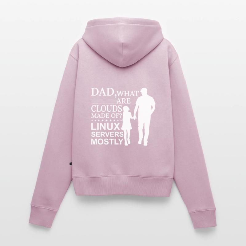 Cloud Computing Informatik Tech Frauen Premium Bio Zip Hoodie