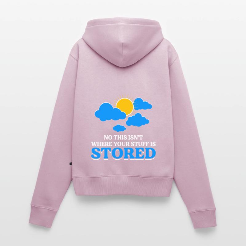 Cloud Computing Informatik Computer Programmierer Frauen Premium Bio Zip Hoodie