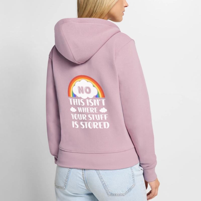 Cloud Computing Informatik Computer Programmierer Frauen Premium Bio Zip Hoodie