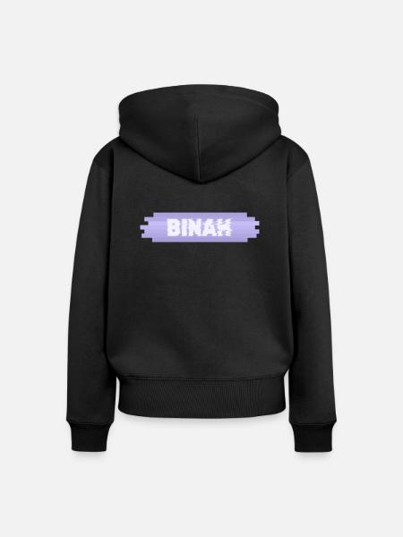 Mutter Binah - Frauen Premium Bio Zip Hoodie - Schwarz