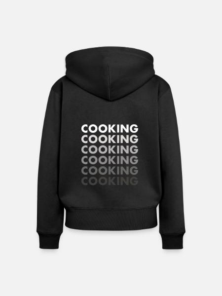Cook Cooking - Frauen Premium Bio Zip Hoodie - Schwarz