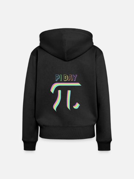 Math Pi-Symbol Pi - Frauen Premium Bio Zip Hoodie - Schwarz