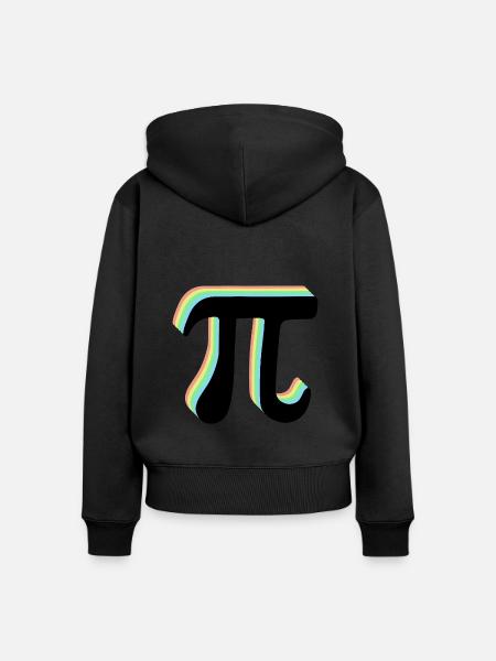 Math Pi-Symbol Pi - Frauen Premium Bio Zip Hoodie - Schwarz