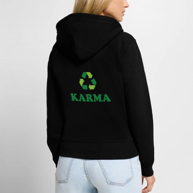 Nerd IT Geek Informatiker Programmierer Geschenk Frauen Premium Bio Zip Hoodie