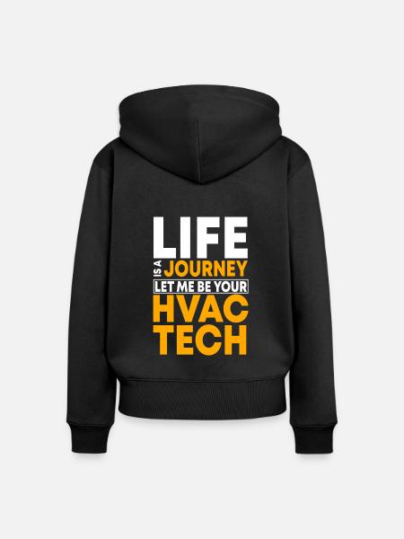 Hlk-techniker - Frauen Premium Bio Zip Hoodie - Schwarz