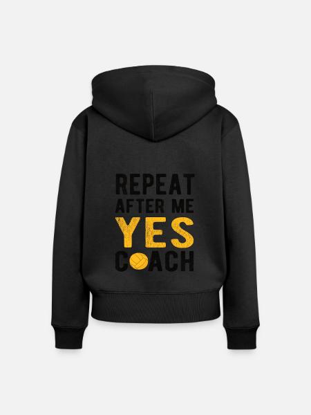 Waterpolo Coach Waterpolo Coach Waterpolo Team - Vrouwen Premium Bio ziphoodie - zwart