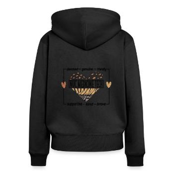Medical Radiology Technologist Nuclear Medicine - Women's Premium Organic Zip Hoodie - black - Back - Julia (174cm)