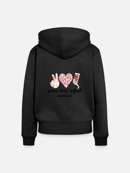 Chiropraktiker Chiropraktik Bester Chiropraktiker - Frauen Premium Bio Zip Hoodie - Schwarz