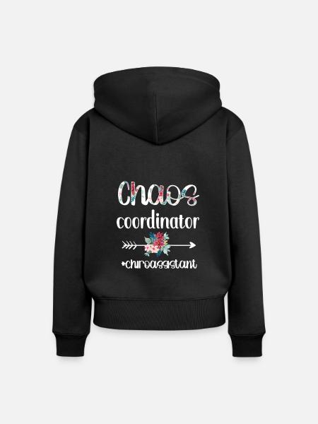 Chiropraktischer Assistent Chiropraktik Assistent - Frauen Premium Bio Zip Hoodie - Schwarz