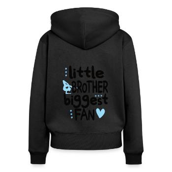 Proud Gymnastics Brother Of Gymnast Gymnastics Bro - Women's Premium Organic Zip Hoodie - black - Back - Julia (174cm)