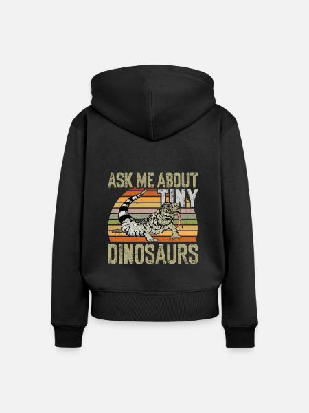 Tegu Eidechse Reptil Herpetologe - Frauen Premium Bio Zip Hoodie - Schwarz