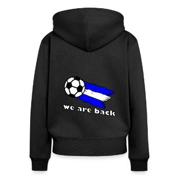 Gelsenkirchen Return - Women's Premium Organic Zip Hoodie - black - Back - Julia (174cm)