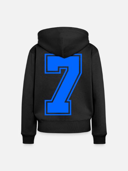 7 - Frauen Premium Bio Zip Hoodie - Schwarz