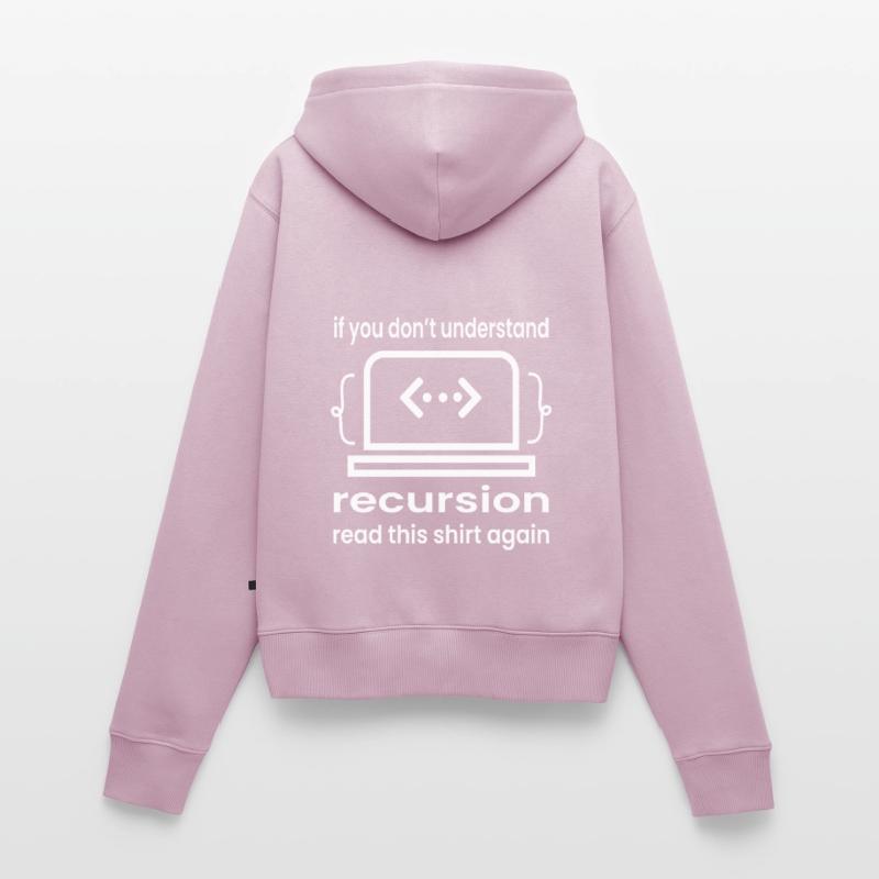 Softwareentwickler Programmierer Geschenk Frauen Premium Bio Zip Hoodie