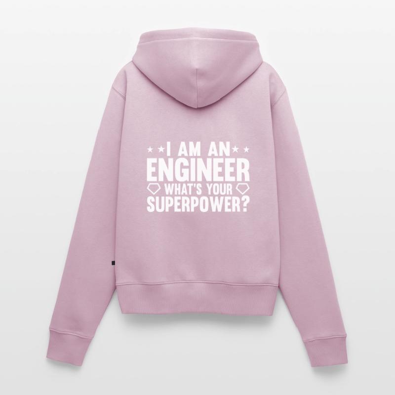 Engineer Brain Mechanical Engineering Electrical Engineering Math Women's Premium Organic Zip Hoodie