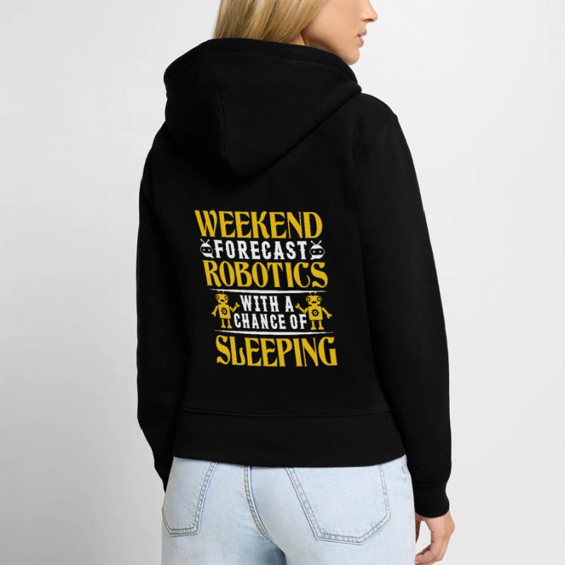 Robot Programmer Automation Technician Women's Premium Organic Zip Hoodie