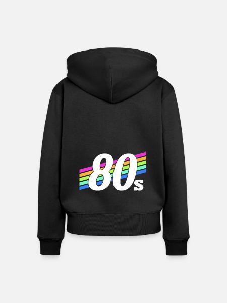 neon graphic - Frauen Premium Bio Zip Hoodie - Schwarz