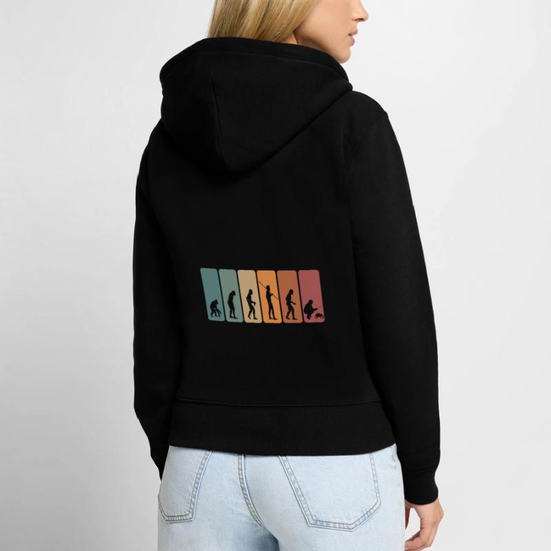 Rétro Télécommandé Voiture Racing Evolution An Rc Sweat à capuche zippé Premium bio Femme