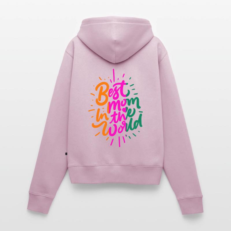 Mama Mutter Mama Mutter Mutter Mutter Mutter Mutter Frauen Premium Bio Zip Hoodie