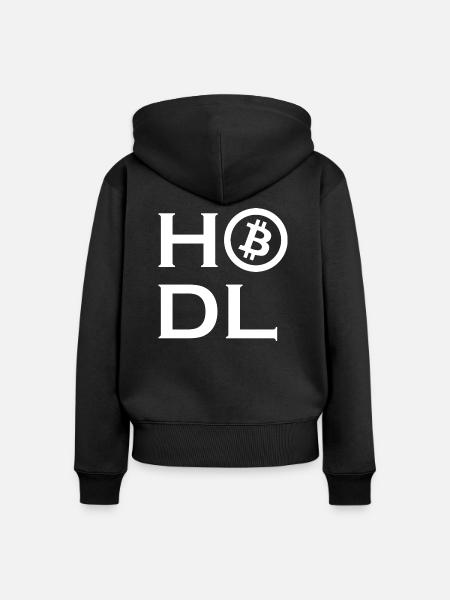 Crypto Bitcoin Trading - Frauen Premium Bio Zip Hoodie - Schwarz